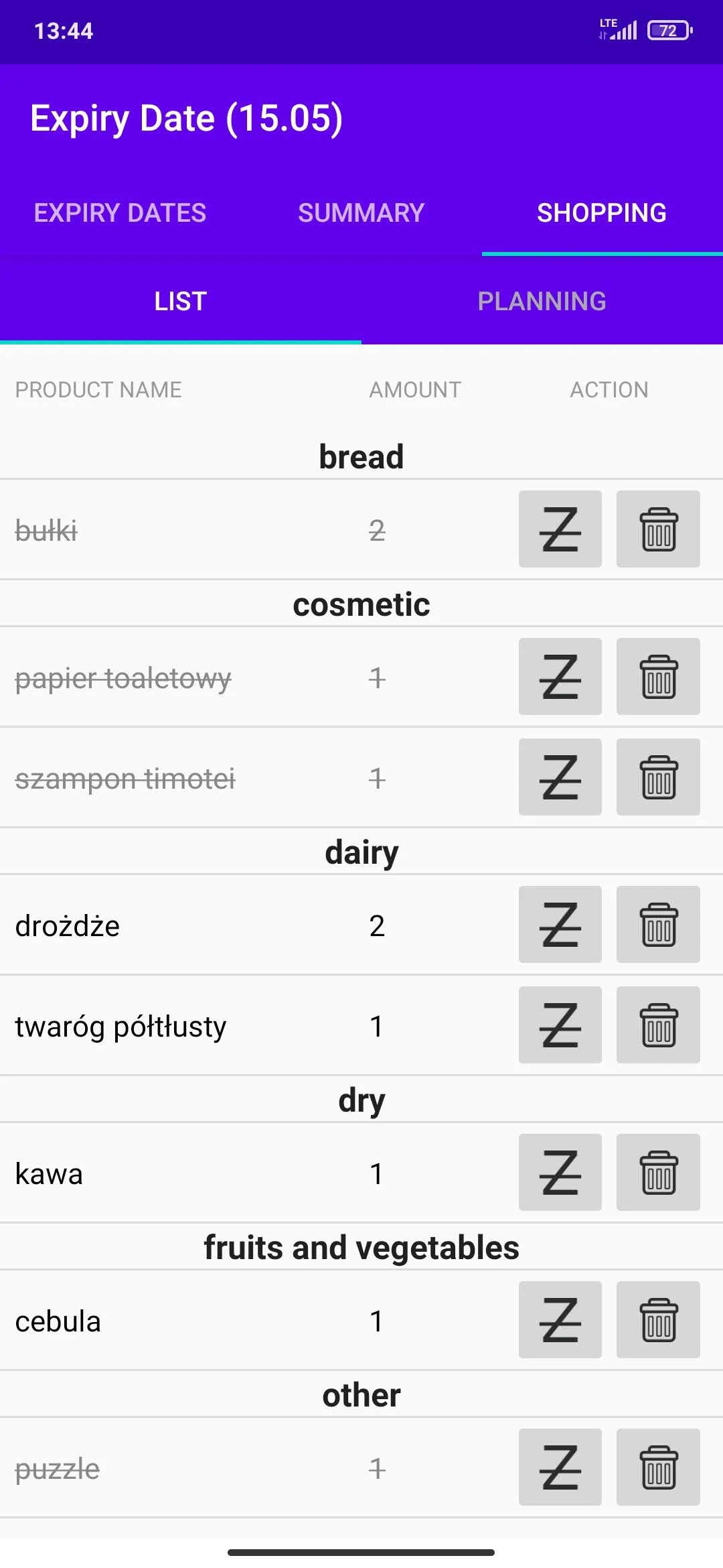 Expiry Date screenshot